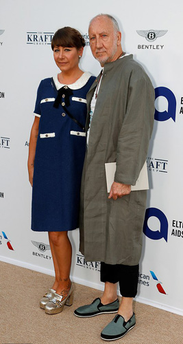 Pete and Rachel Townshend at Elton John event