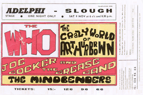 Flyer for 9 Nov 1968