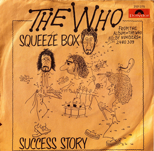 Squeeze Box German picture sleeve