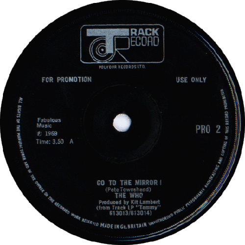 1969 Tommy promo single