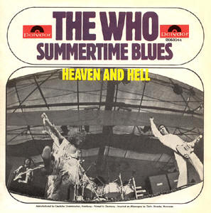 Summertime Blues picture sleeve